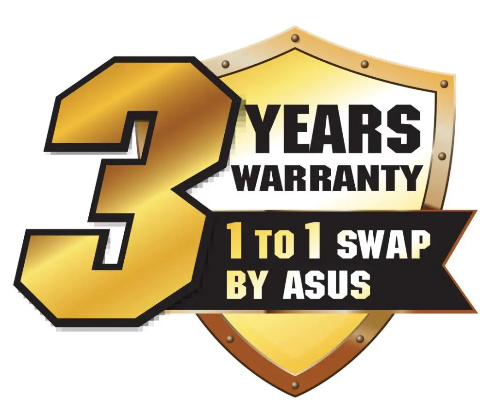 ASUS Monitor 3 year warranty
