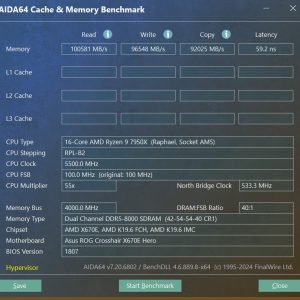 KLEVV CRAS XR5 RGB AIDA64 8000c42