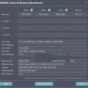G.Skill Trident Z Neo DDR5 6000 CL30 1 1 for MCLK UCLK